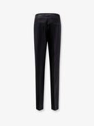 Toteme Easy Raw Edge viscose and linen trousers - Black