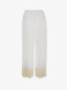 Toteme Viscose trousers - White
