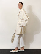 Toteme Trench Washed Cotton - Stone