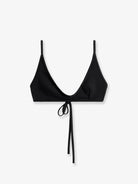 Toteme Nylon bikini top - Black