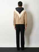 Valentino Valentino Jacket with VLogo Signature patch - Nero Burro Cammello