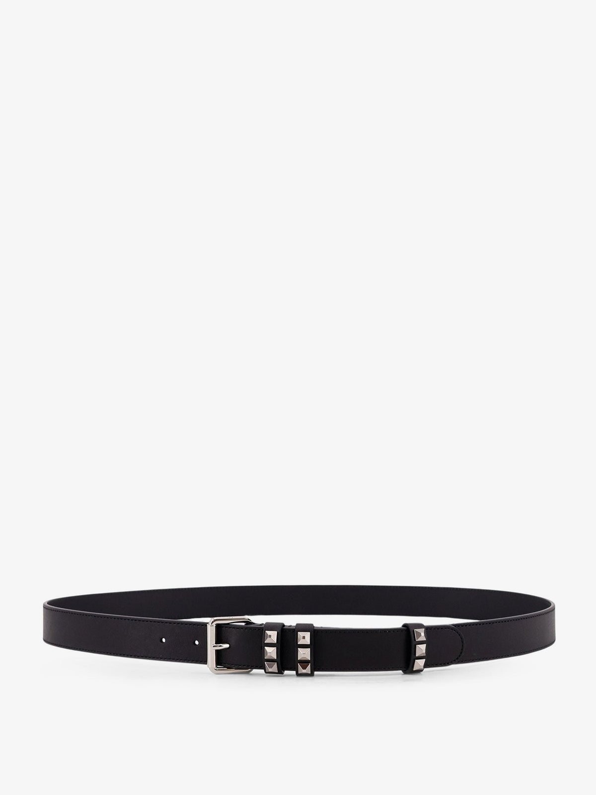 Valentino Garavani Flaneuse leather belt with iconic studs - Nero