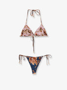 Zimmermann Aster nylon bikini with paisley print - Spliced
