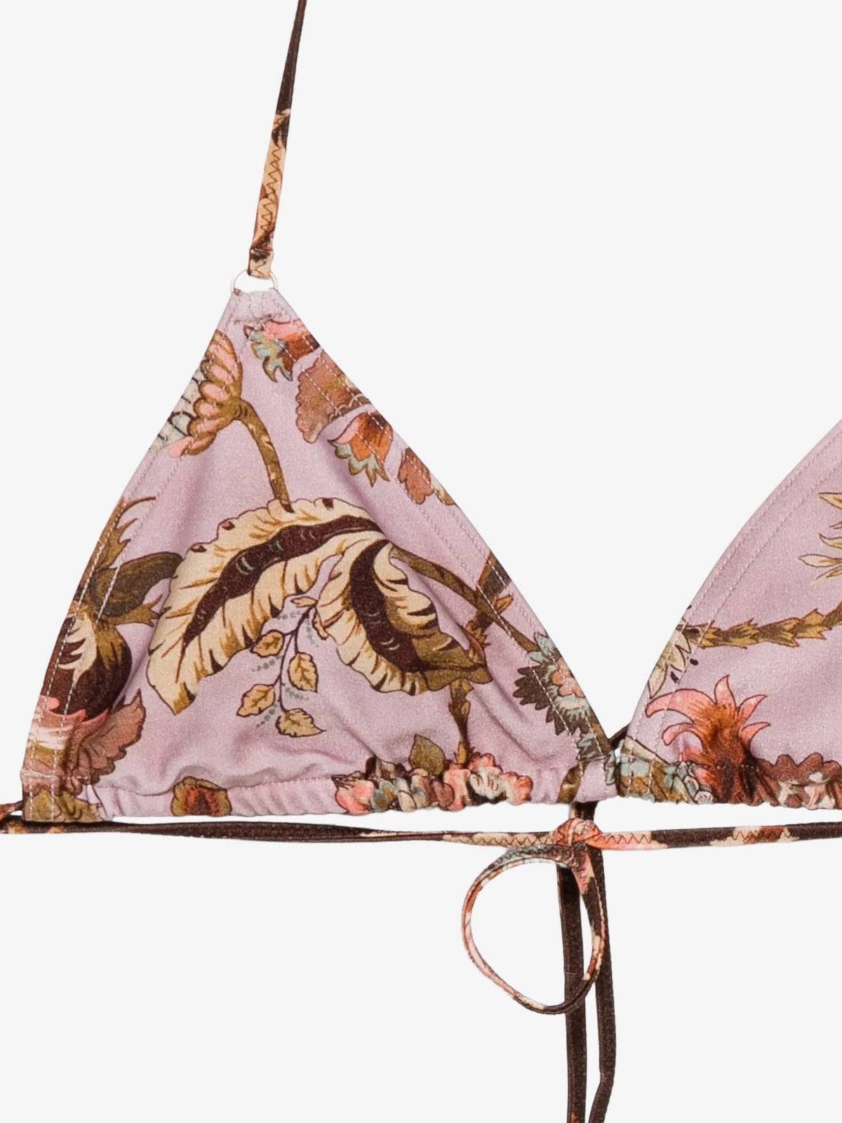 Zimmermann Aster nylon bikini with paisley print - Spliced
