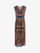 Zimmermann Mahon silk long dress - Darkblue