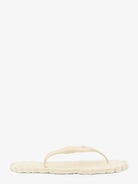 Zimmermann Seafoam Thong Rubber Sandals - Milk