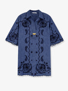 Zimmermann Aster denim mini dress - Railwayblue