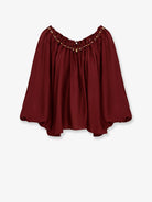 Zimmermann Aster silk shirt - Merlot
