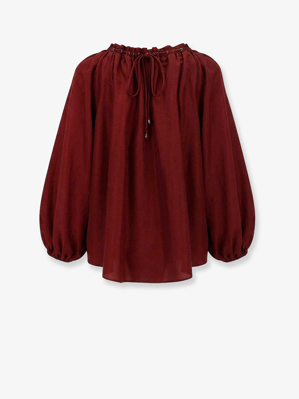 Zimmermann Aster silk shirt - Merlot