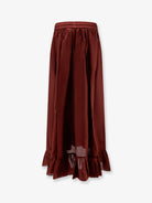 Zimmermann Aster silk skirt - Merlot