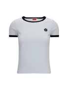 Kenzo Boke Flower 2.0 embroidered cotton T-shirt - White