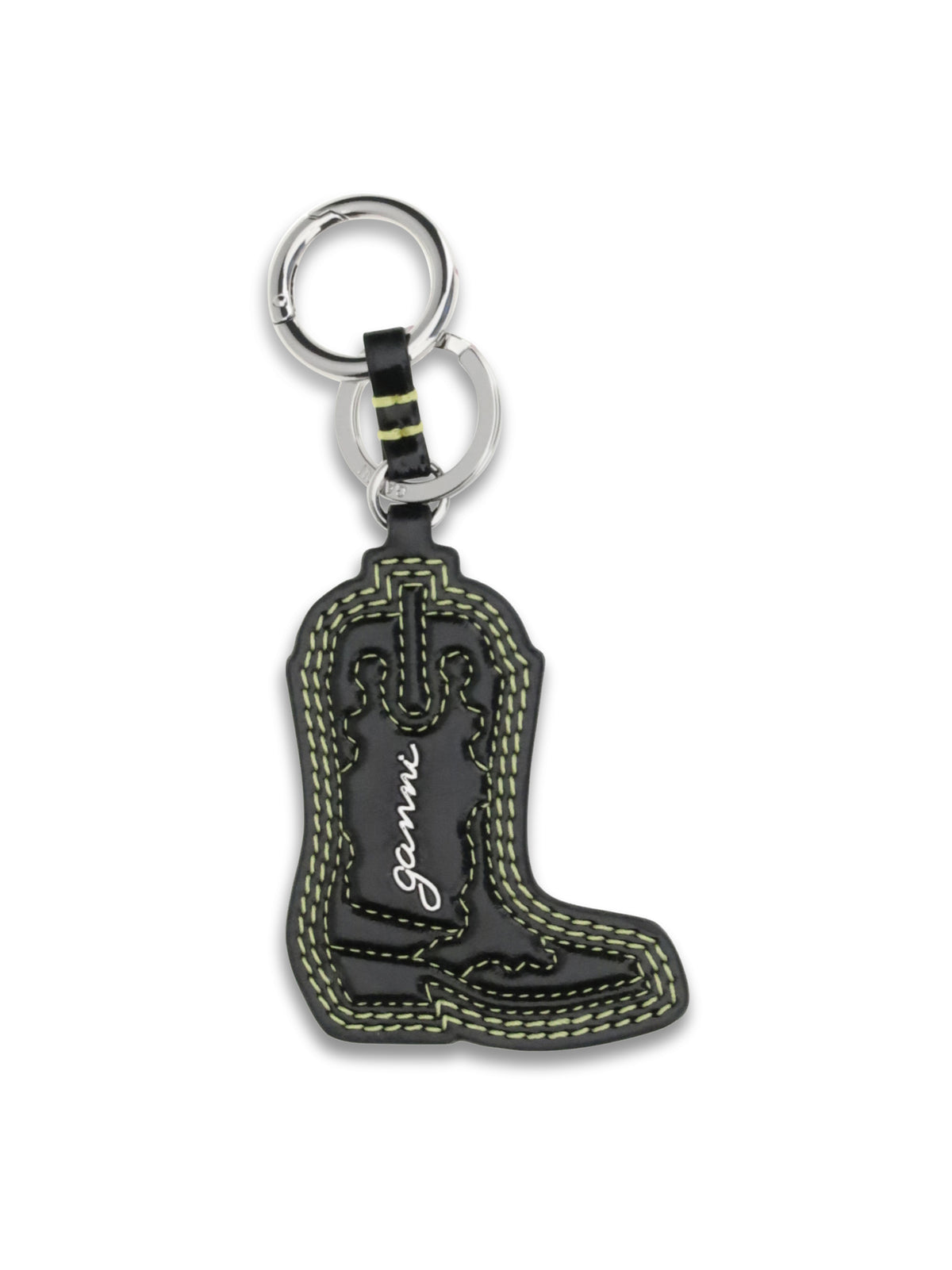 Ganni Western Boot Keyring - Blazing Yellow
