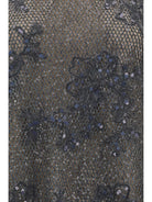 Brunello Cucinelli Sequined crewneck Top - Dark Grey