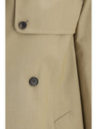 Fendi Mackintosh fabric Trench - Corda+Tabacco