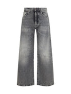 Acne Studios 2021F wide-leg Jeans - Washed Black