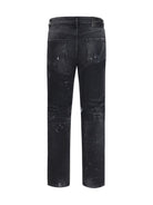 Dsquared2 Teddy dark wash stretch denim Jeans - Black
