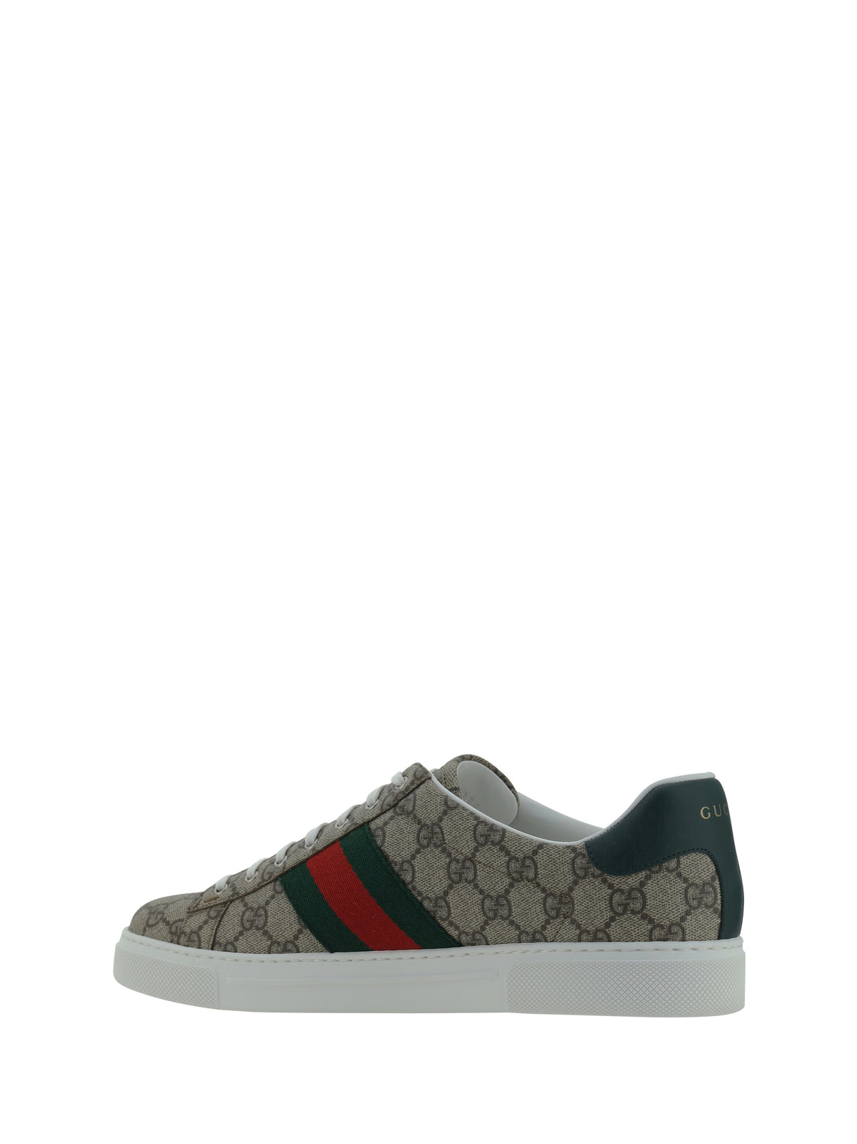 Gucci GG Supreme Sneakers - Bei-Ebony/Vrv/Green