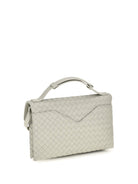 Bottega Veneta Knot Lock Shoulder Bag - Silica Grey-Mb