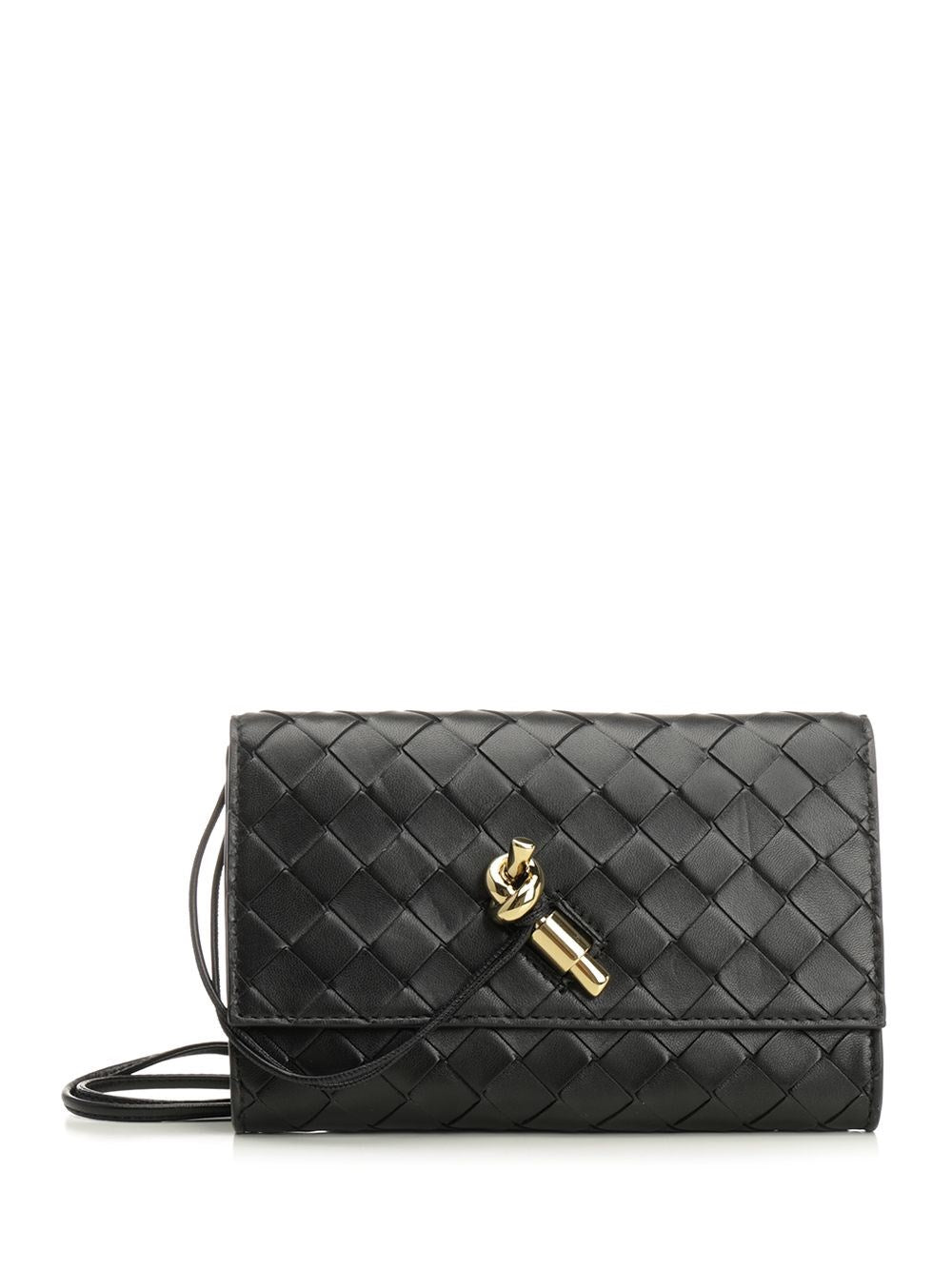 Bottega Veneta "Andiamo" Clutch - Black