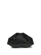 Alexander McQueen Manta Clutch - Black/Silver