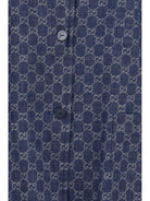 Gucci GG jacquard cotton Jacket - Blue