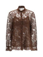 Ermanno Scervino Lace Shirt - French Roast
