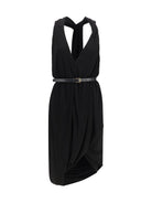 Loewe Draped viscose Dress - Black