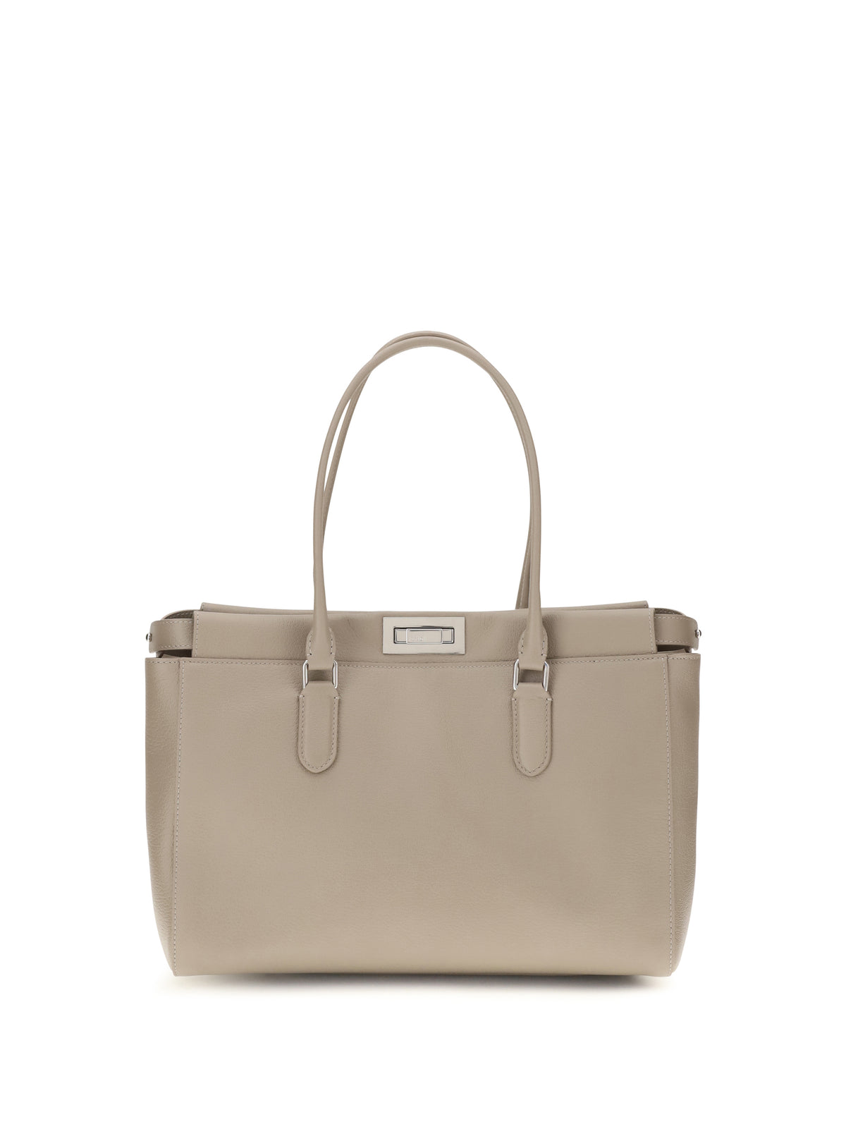 Fendi Peekaboo small Tote Bag - Tortora