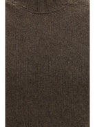 Aragona Cashmere High neck Sweater - Corteccia