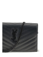 Saint Laurent Cassandre mini Shoulder Bag - Black