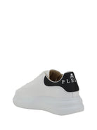 Philipp Plein Leather Sneakers - White
