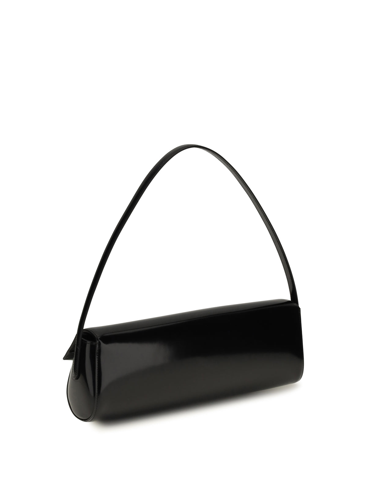 Jil Sander Kante leather Shoulder Bag - Black