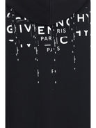 Givenchy Photographic Negative print fleece zip Hoodie - Black