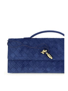Bottega Veneta Andiamo Clutch - Blue Royal Muse Br