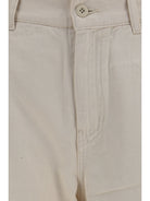 Weekend Max Mara Canneti cotton bull Pants - Multi
