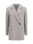 Brunello Cucinelli Single-breasted wool and cashmere Jacket - Chiglia