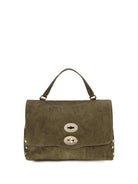 Zanellato Postina Officina Top Handle Bag - Green Olive Giaraffa