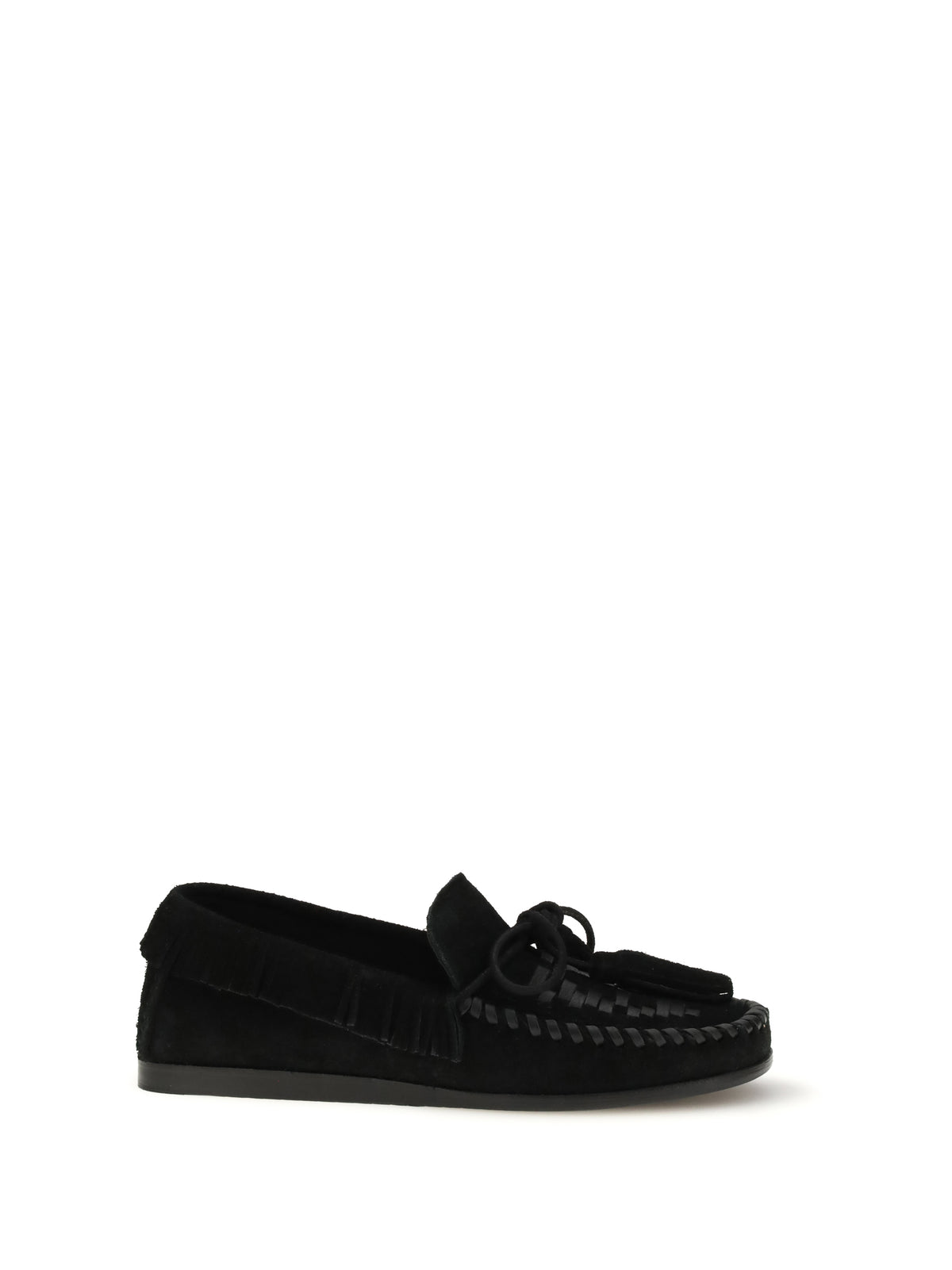 Isabel Marant Suede Fitza Loafers - Black