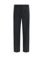 Laminar Wool-blend straight-leg Pants - Black