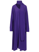 Toteme Round Neck Dress - Viola
