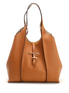 Tod's Medium "T Timeless" Shopping Bag - Beige