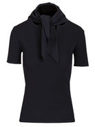 Max Mara Sweater With Scarf - Blue