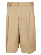 Ami Wide Bermuda Shorts - Beige