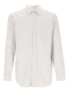 Balenciaga Regular Fit Shirt Soft Stripe Poplin - White