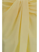 Jacquemus Pareo Skirt in stretch muslin - Light Yellow