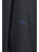 Burberry Silk Blouse with embroidered logo and scarf detail - Black