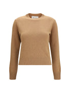 Ami Paris Ami De Coeur Sweater - Camel