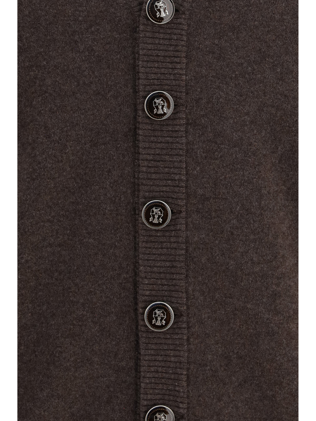 Brunello Cucinelli Cashmere Cardigan - Moro+Grigio Light