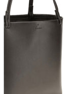 The Row Medium Park leather Tote Bag - Walnut Shadow Ans