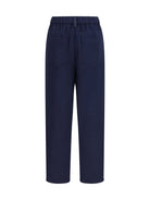 Brunello Cucinelli Stretch wool Pants - Blue